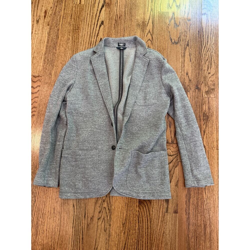 Faherty Reserve “The Inlet Blazer” Men’s Medium Grey Melange Knit Blazer NWT